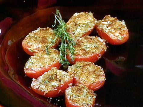 garlic-and-herb-broiled-tomatoes-recipe-rachael-ray image