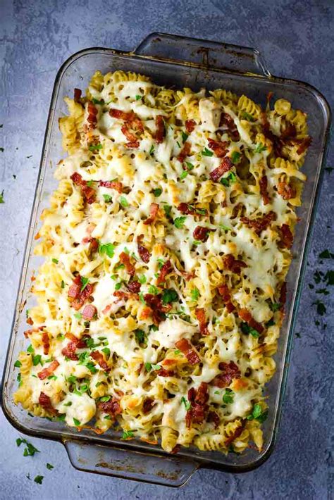 chicken-alfredo-pasta-bake-with-bacon-coco-and-ash image
