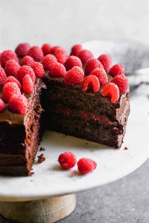 chocolate-raspberry-cake image