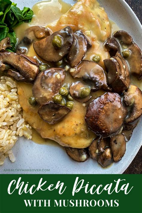 chicken-piccata-with-mushrooms-a-healthy-makeover image
