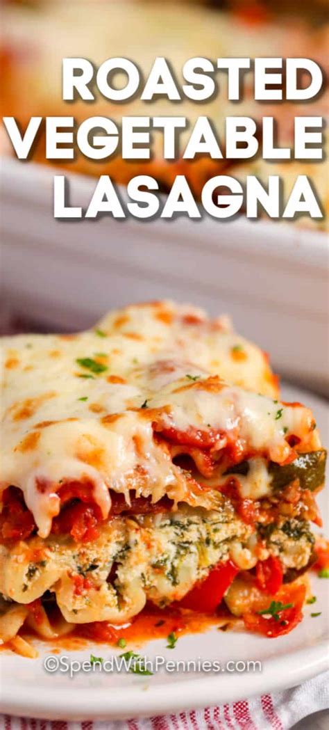 roasted-vegetable-lasagna-easy-cheesy-delicious image