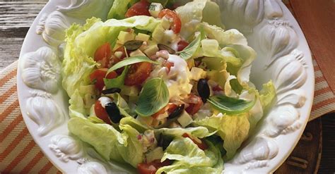 tomato-mozzarella-salad-with-iceberg-lettuce image