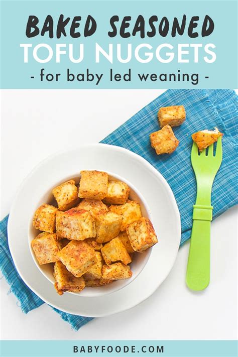 baked-seasoned-tofu-nuggets-for-baby-toddler-baby image
