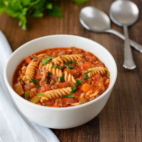slow-cooker-italian-sausage-soup-with-pasta image