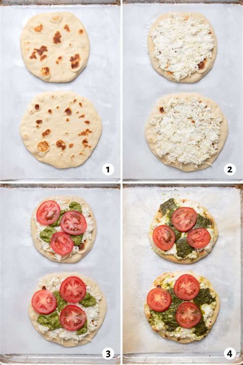 pesto-flatbread-pizza-feelgoodfoodie image