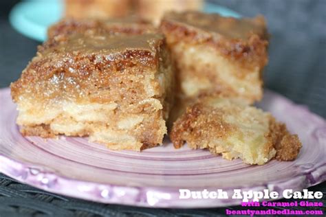 dutch-apple-cake-with-caramel-glaze-keeprecipes image