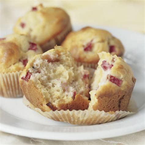 ginger-rhubarb-muffins-williams-sonoma image