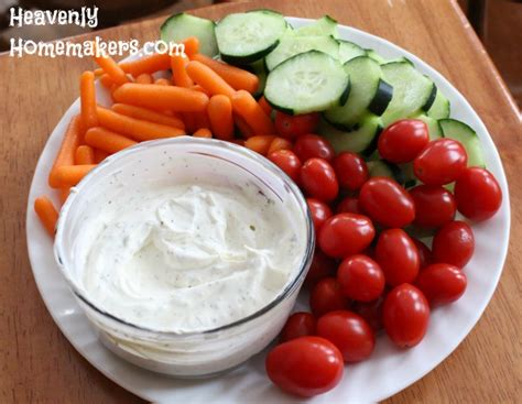 simple-snack-recipe-creamy-italian-veggie-dip image