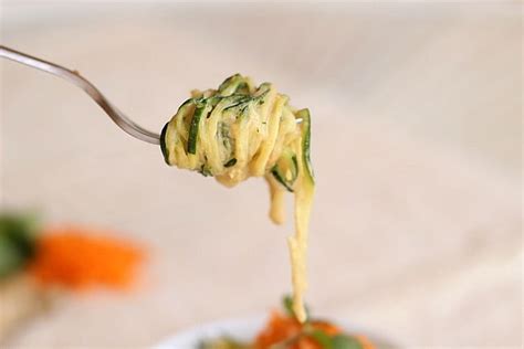 spicy-sunbutter-zoodles-oatmeal-with-a-fork image