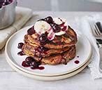 banana-and-blueberry-pancakes-pancake image