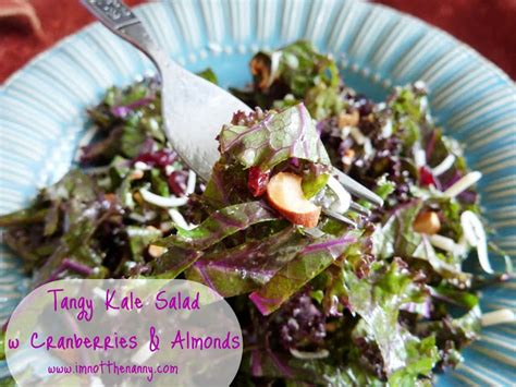 tangy-kale-salad-with-cranberries-and-almonds image