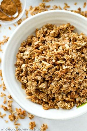 almond-butter-chai-spice-granola-whole-and image