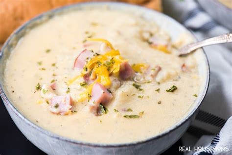 slow-cooker-ham-and-potato-cheese-soup-real image