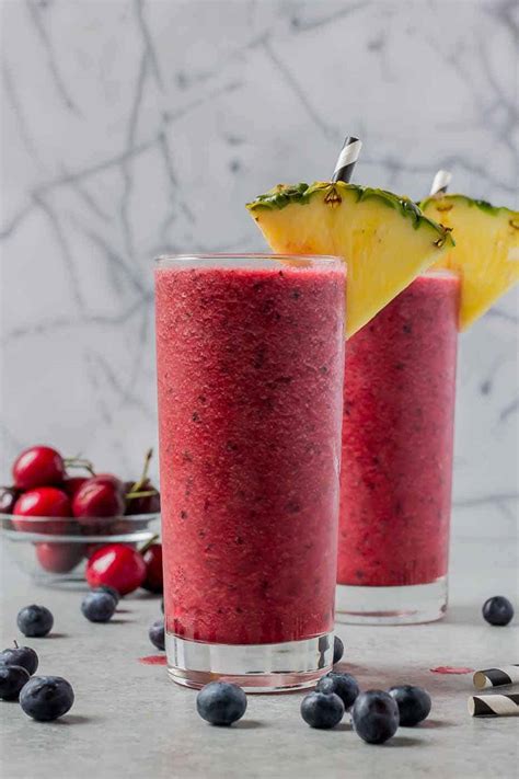 berry-pineapple-smoothies-strawberry-blondie-kitchen image