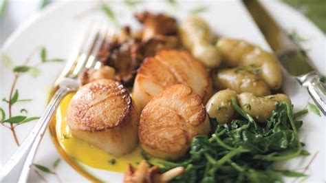 pan-seared-scallops-with-lemon-sauce-recipe-bon-apptit image
