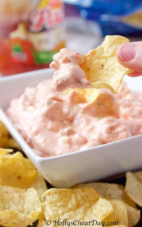 easy-cream-cheese-salsa-dip-hollys-cheat-day image