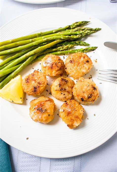 broiled-scallops-with-parmesan-bread-crumbs image