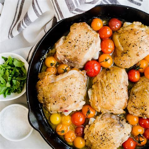 crispy-chicken-thighs-with-burst-tomatoes-our-salty image
