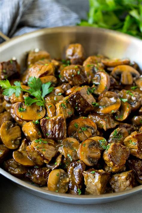 beef-tips-with-mushroom-gravy-dinner-at image