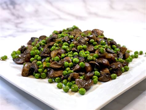 sauted-mushrooms-onions-peas-clean-food-cafe image
