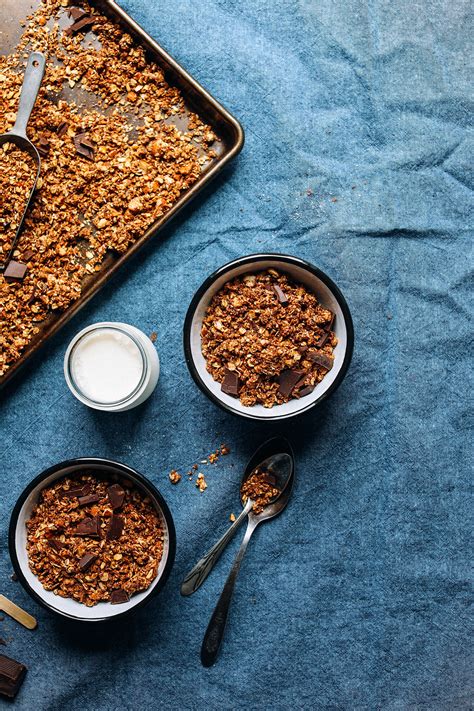 chocolate-granola-with-sea-salt-minimalist-baker image