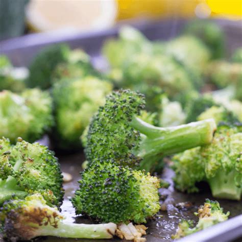roasted-lemon-garlic-parmesan-broccoli-simply image