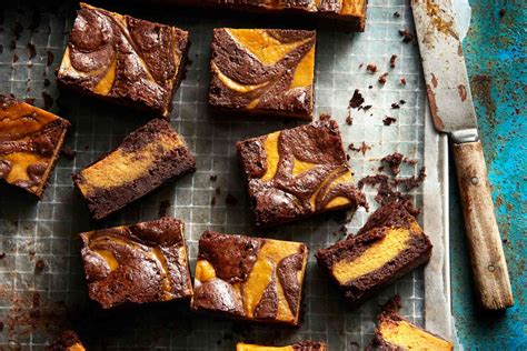 pumpkin-chocolate-brownies-recipe-southern-living image