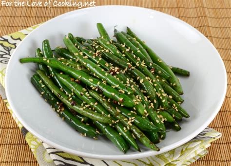 sesame-soy-green-bean-saut-for-the-love-of-cooking image