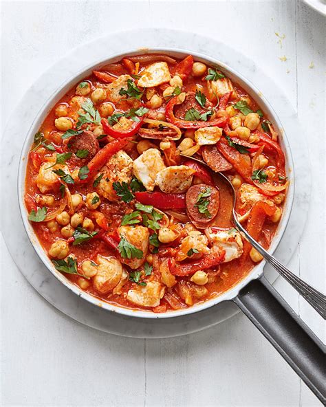 spanish-style-cod-and-chickpea-stew-delicious image