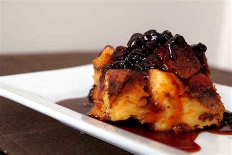 pumpkin-bread-pudding-with-a-caramel-rum-raisin image