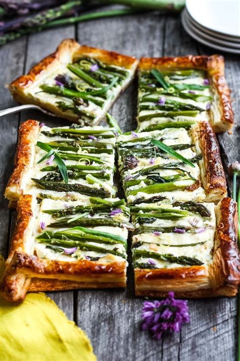 asparagus-tart-with-chives-tarragon-gruyere image