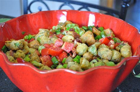 fried-okra-salad-the-joy-of-everyday-cooking image