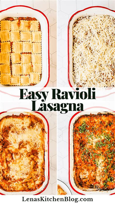 easy-ravioli-lasagna-recipe-lenas-kitchen image