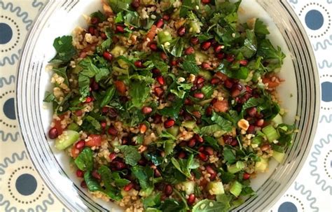 bulgur-herb-walnut-and-pomegranate-salad image