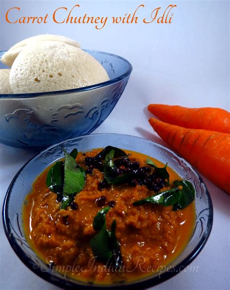carrot-chutney-simple-indian image
