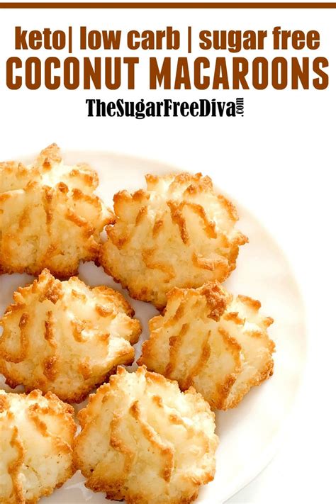 keto-low-carb-coconut-macaroons-the-sugar-free-diva image