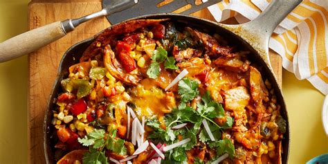 chicken-enchilada-skillet-casserole-recipe-eatingwell image