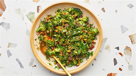 broccoli-spoon-salad-with-warm-vinaigrette image