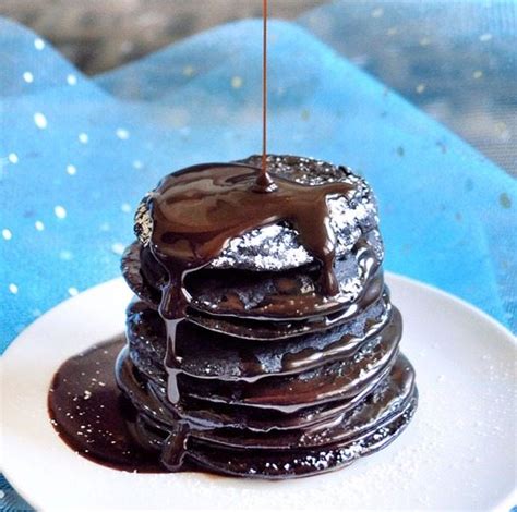 brownie-batter-pancakes-skinnytaste image