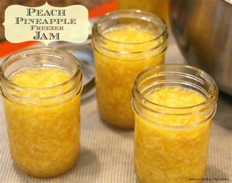 easy-peach-pineapple-freezer-jam image