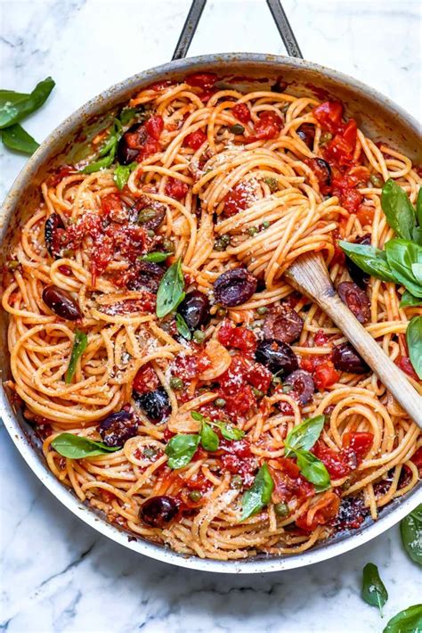 the-best-pasta-puttanesca-recipe-foodiecrush-com image