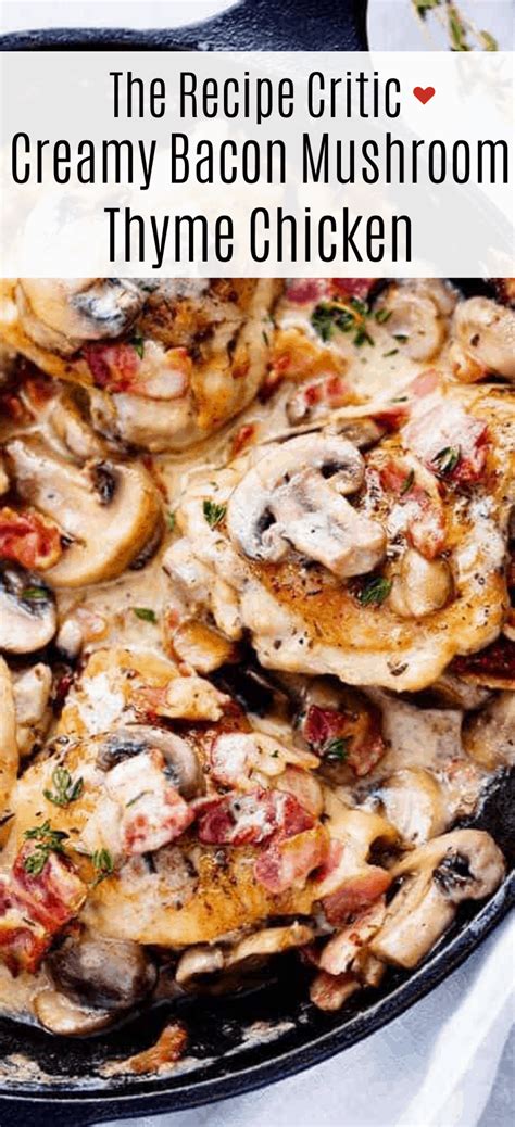creamy-bacon-mushroom-thyme-chicken-the image