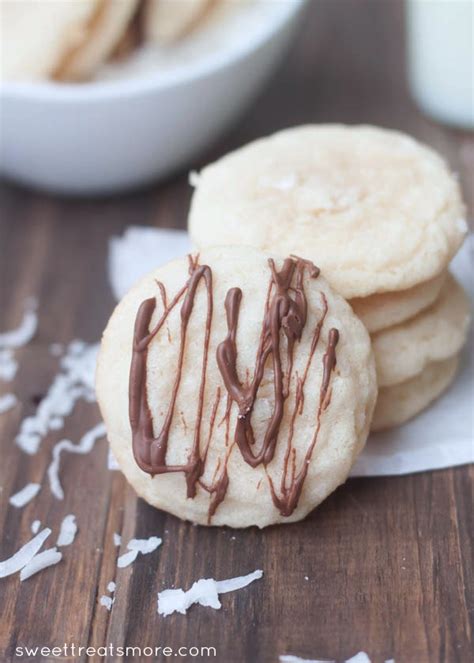 chewy-coconut-cookies-great-food-blogger-cookie image