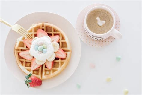 fluffy-easter-waffle-recipe-with-emily-mardell image
