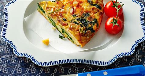 frittata-recipe-with-new-potato-and-spinach image