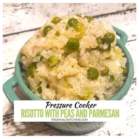 pressure-cooker-risotto-with-peas-and-parmesan image