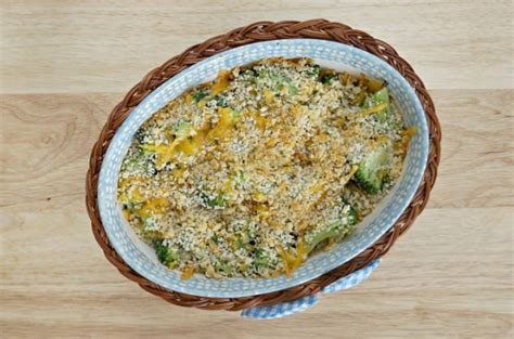 lactose-tolerant-easy-cheesy-broccoli-casserole image