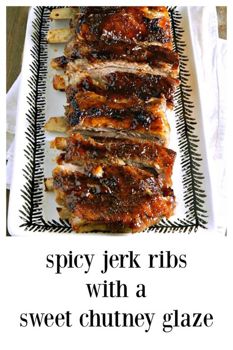 spicy-jerk-ribs-with-sweet-chutney-glaze-frugal image