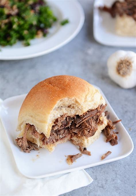 slow-cooker-roasted-garlic-beef-sandwiches-mels image