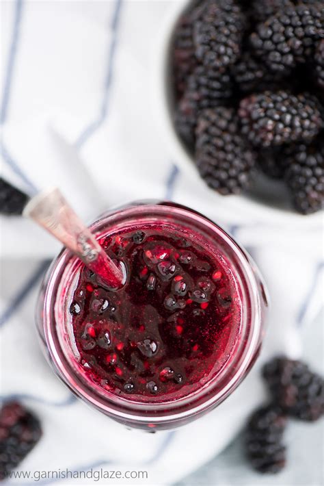 5-ingredient-blackberry-freezer-jam-garnish-glaze image